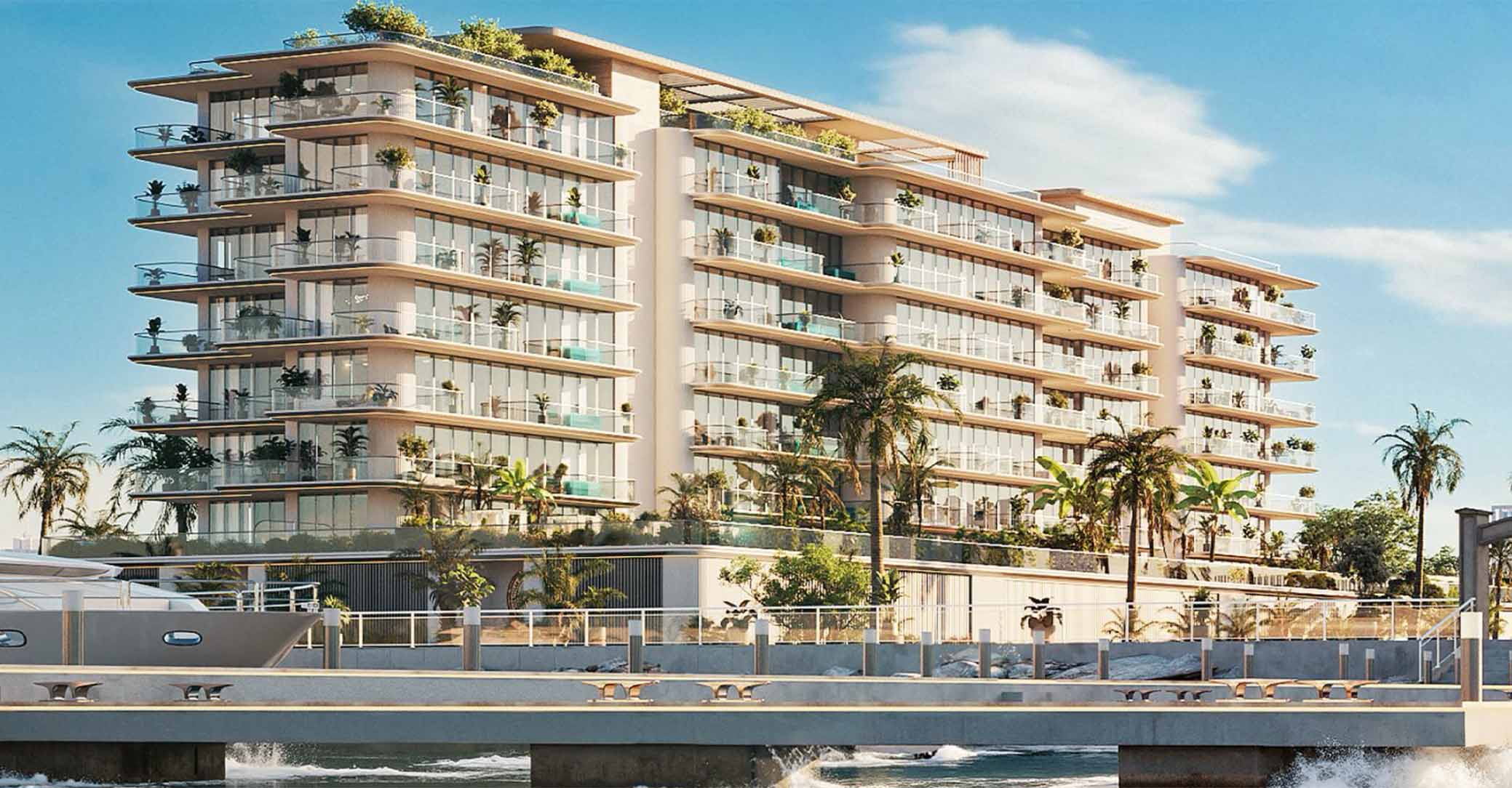 El Château Piétrus, residencia exclusiva de Mr. Eight con un yate Riva en las Islas de Dubái