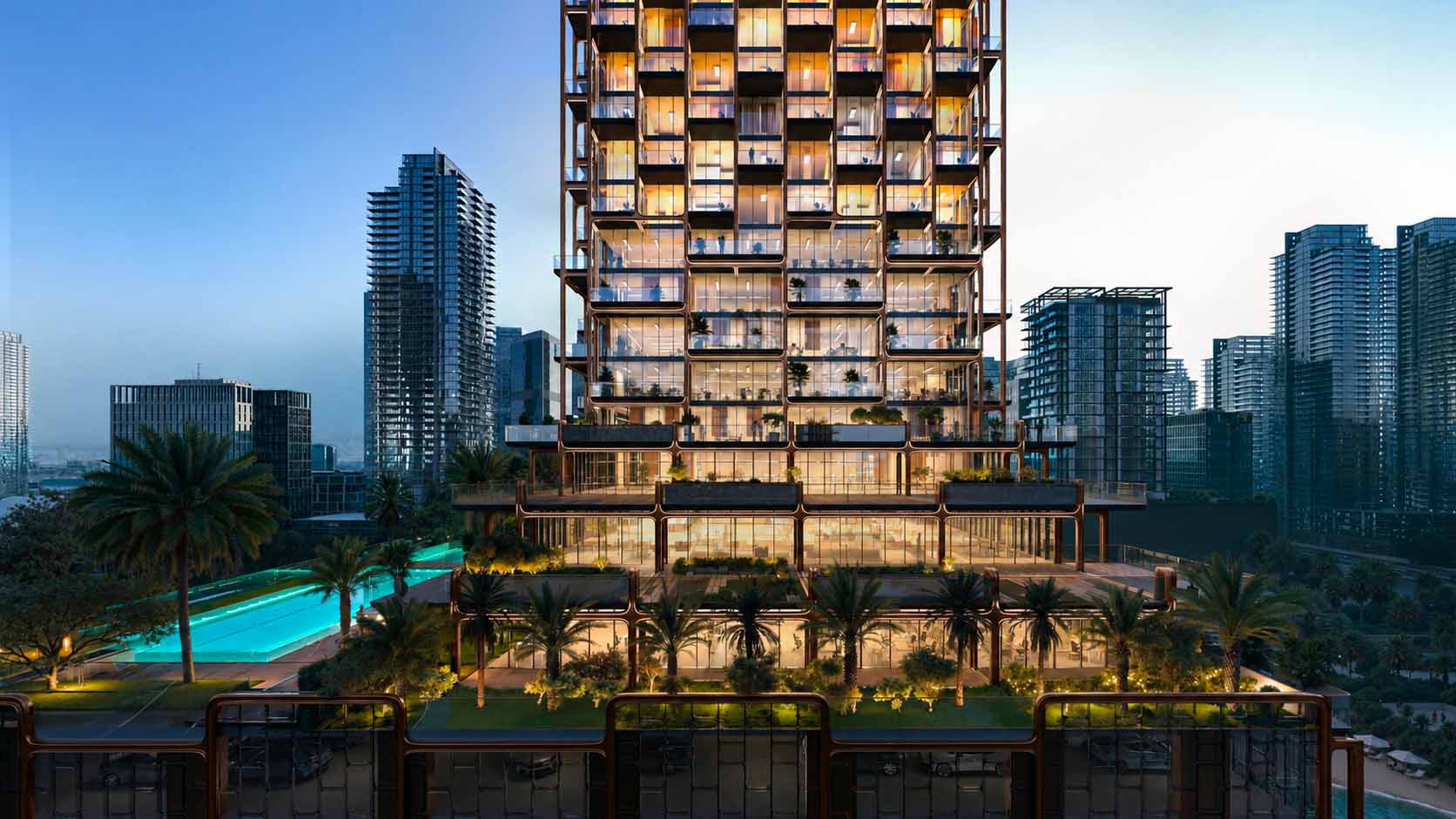 The Symphony by Imtiaz, a 40-story mixed-use tower at Meydan Horizon, Dubai