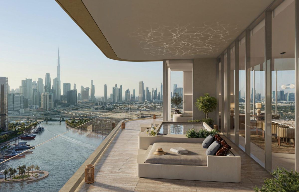Апартаменты Artistry One Residences с видом на Бурдж-Халифа и Дубайский канал